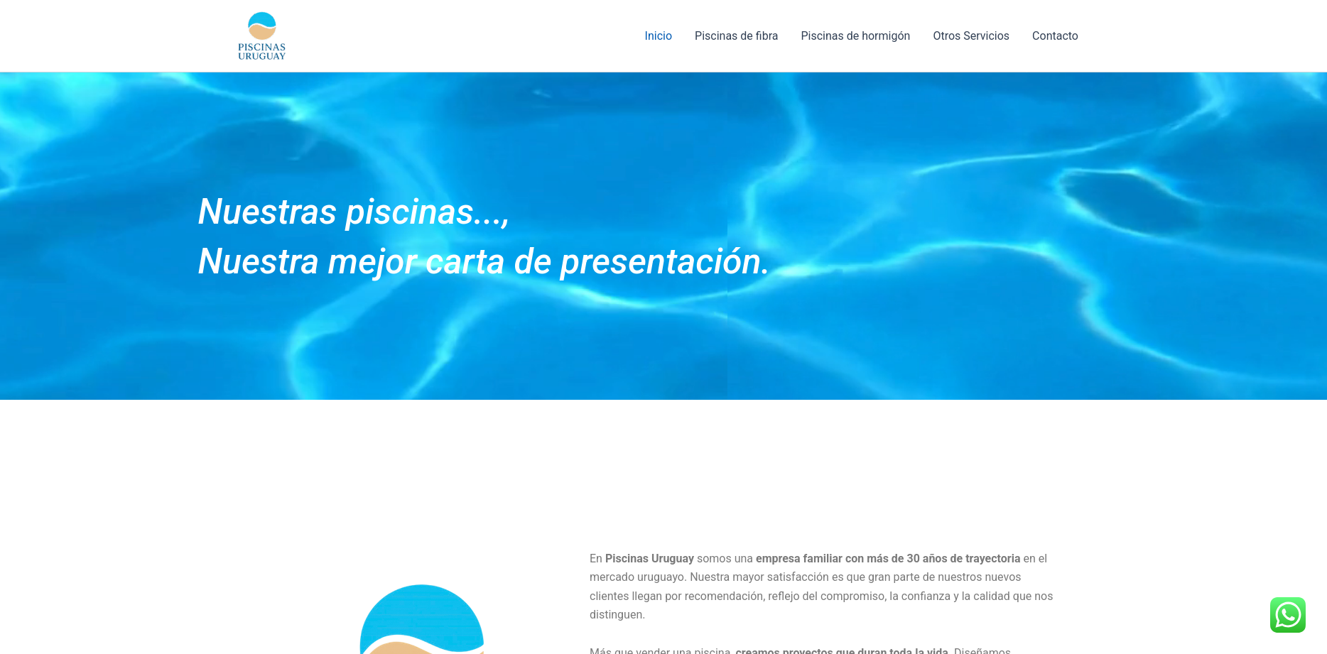 piscinas de fibra en Uruguay